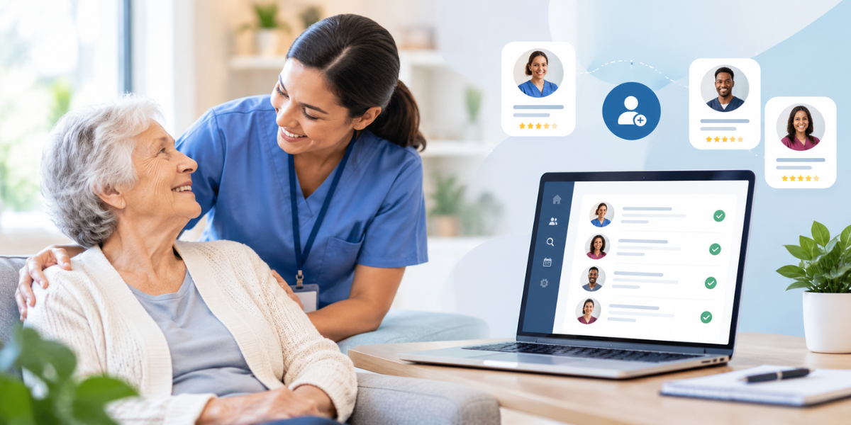 Caregiver recruitment software