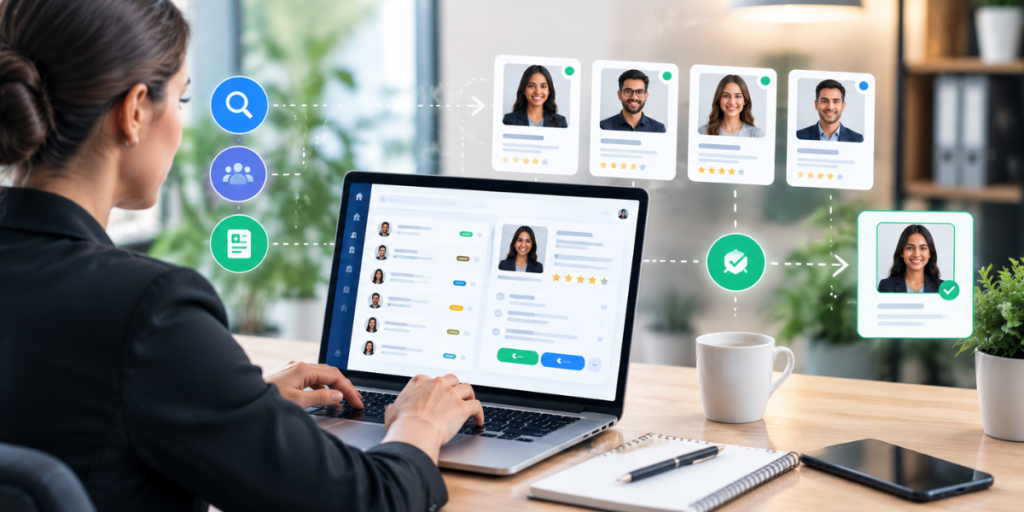 Digital recruiting software
